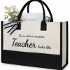 TOPDesign Tote Handbags | Topdesign Canvas Tote Bag For Women, Personalized Inspirational Gifts For Best Friend Daughter Sister Girlfriend Teens, Encouragement Present For Birthday Christmas Graduation, Ideal For Beach, Travel