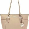 Michael Kors Tote Handbags | Michael Kors Charlotte Large Top Zip Tote, Camel