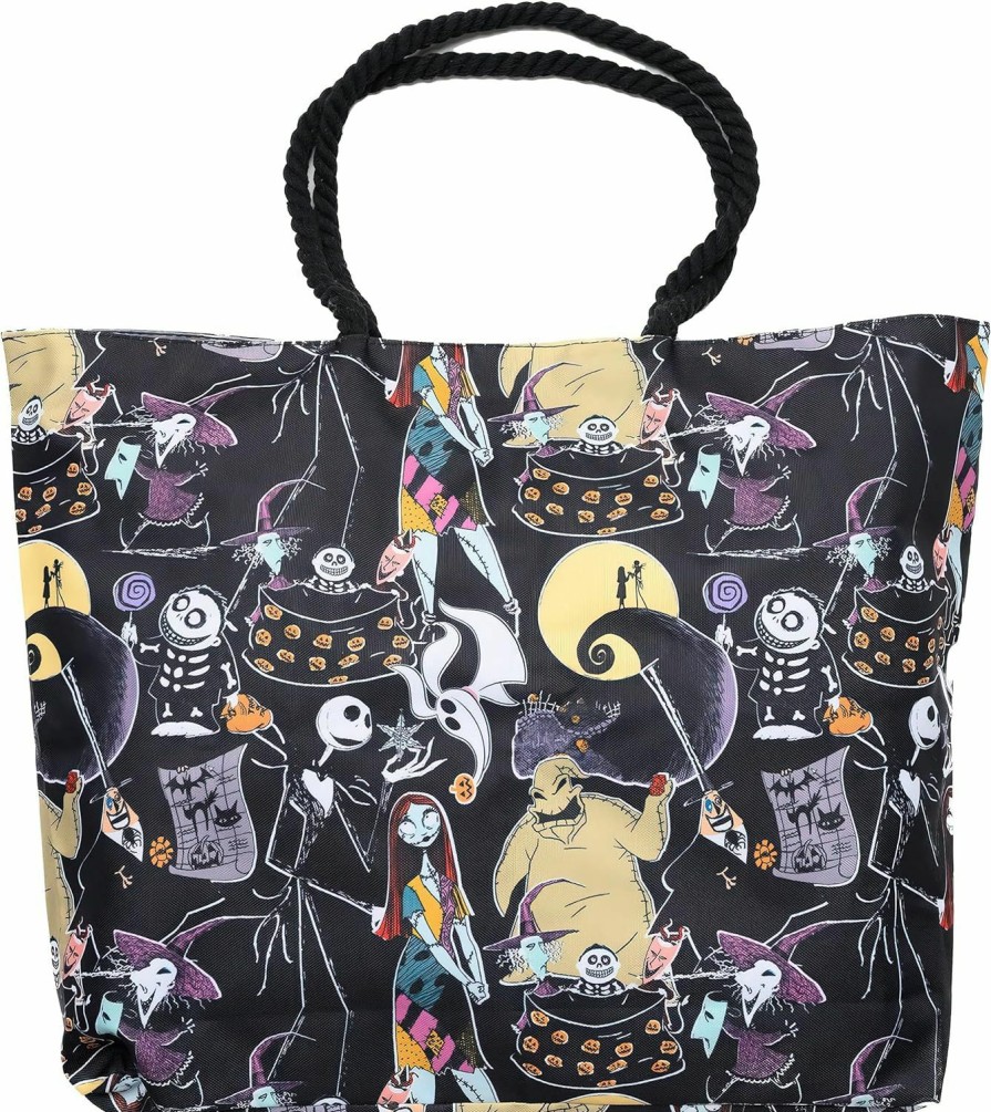 Disney Tote Handbags | Disney Tote Nightmare Before Christmas Jack Skellington Print Lightweight Bag