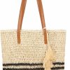 YXILEE Tote Handbags | Yxilee Straw Bag For Women - Summer Beach Bag Foldable Woven Tote Bags