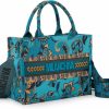 Milan Chiva Tote Handbags | Milan Chiva Tote Bag For Women Boho Crossbody Purse Floral Print Handbags