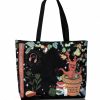 CON*QUEST Tote Handbags | Con*Quest Conquest Journals Harry Potter Herbology Tote Bag, 18\"X14\"X4\", Woven Polyester, Inside Pocket And Wand/Pen Loop, Snap Closure, Officially Licensed