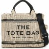 Marc Jacobs Tote Handbags | Marc Jacobs Women'S The Straw Jacquard Tote Bag