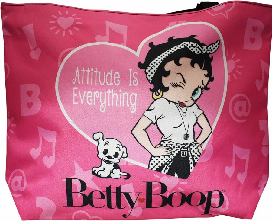 Midsouth Products Tote Handbags | Betty Boop Large Tote Bag - Attitude Is Everything