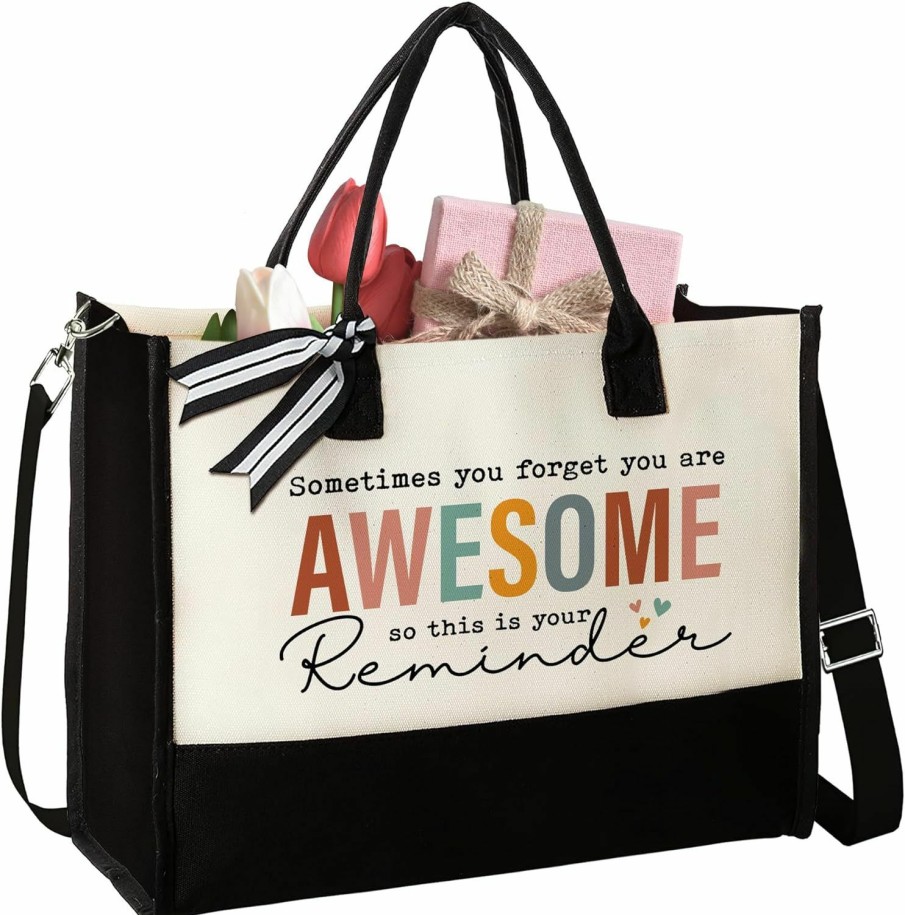 THEOTCHARM Tote Handbags | Gifts For Women - Inspirational Gifts For Women - Tote Bag Gifts For Women, Birthday Gifts For Women - Friend Gifts, Motivational Gifts, Awesome Gifts, Encouragement Gifts For Women - Tote Bag