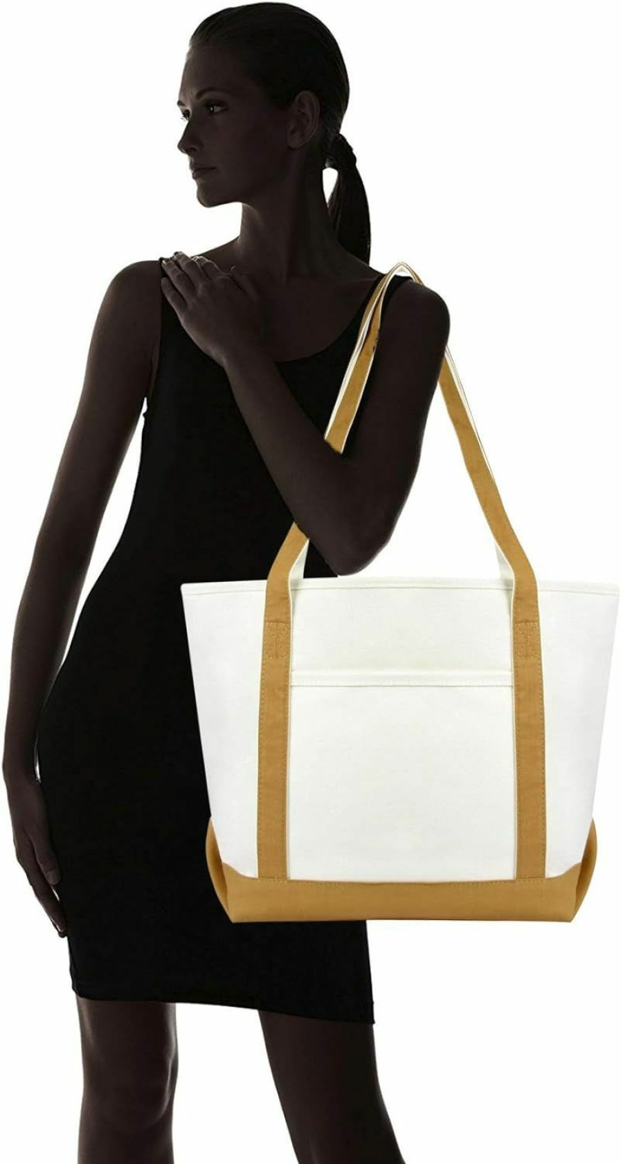 DALIX Tote Handbags | Dalix Daily Shoulder Tote Bag Premium Cotton