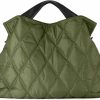 carrotez Tote Handbags | Lightweight Quilted Puffer Tote Bag For Women, Shoulder Bag With Adjustable Straps, Large Capacity Puffy Tote