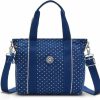 Kipling Tote Handbags | Kipling Women'S Asseni Mini Tote, Compact Lightweight Everyday Purse, Nylon Shoulder Bag, Blue Bleu 2