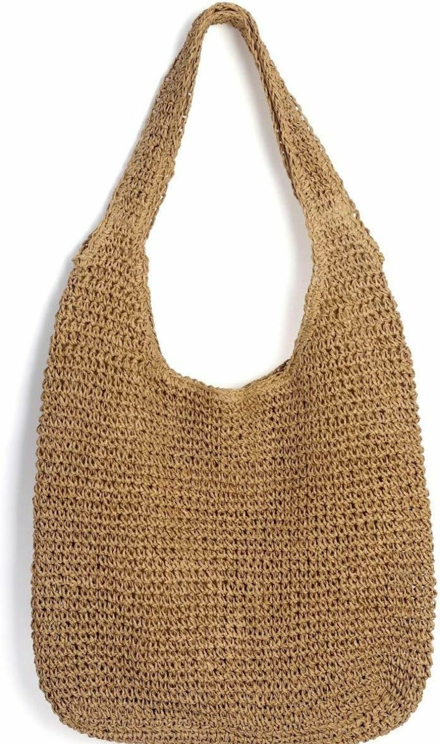 Ayliss Tote Handbags | Ayliss Women Straw Woven Summer Beach Bag Tote Shoulder Handmade Weaving Handbag