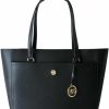 Michael Kors Tote Handbags | Michael Kors Maisie Large Pebbled Leather 3-In-1 Tote Bag Black Mk Signature