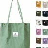 TELLUMO Tote Handbags | Tellumo Fashion Corduroy Tote Bag Cow Print Bag Purses For Women Teen Girls With Inner Pocket