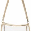 Leanoria Tote Handbags | Leanoria Clear Tote Bag Stadium Approved Clear Purse Pvc Handbag Retro Classic Transparent Bag For Concert