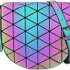 Chic Boutique De Mode Tote Handbags | Chic Boutique De Mode Geometric Luminous Purses Handbags Holographic Crossbody Shoulder Bag