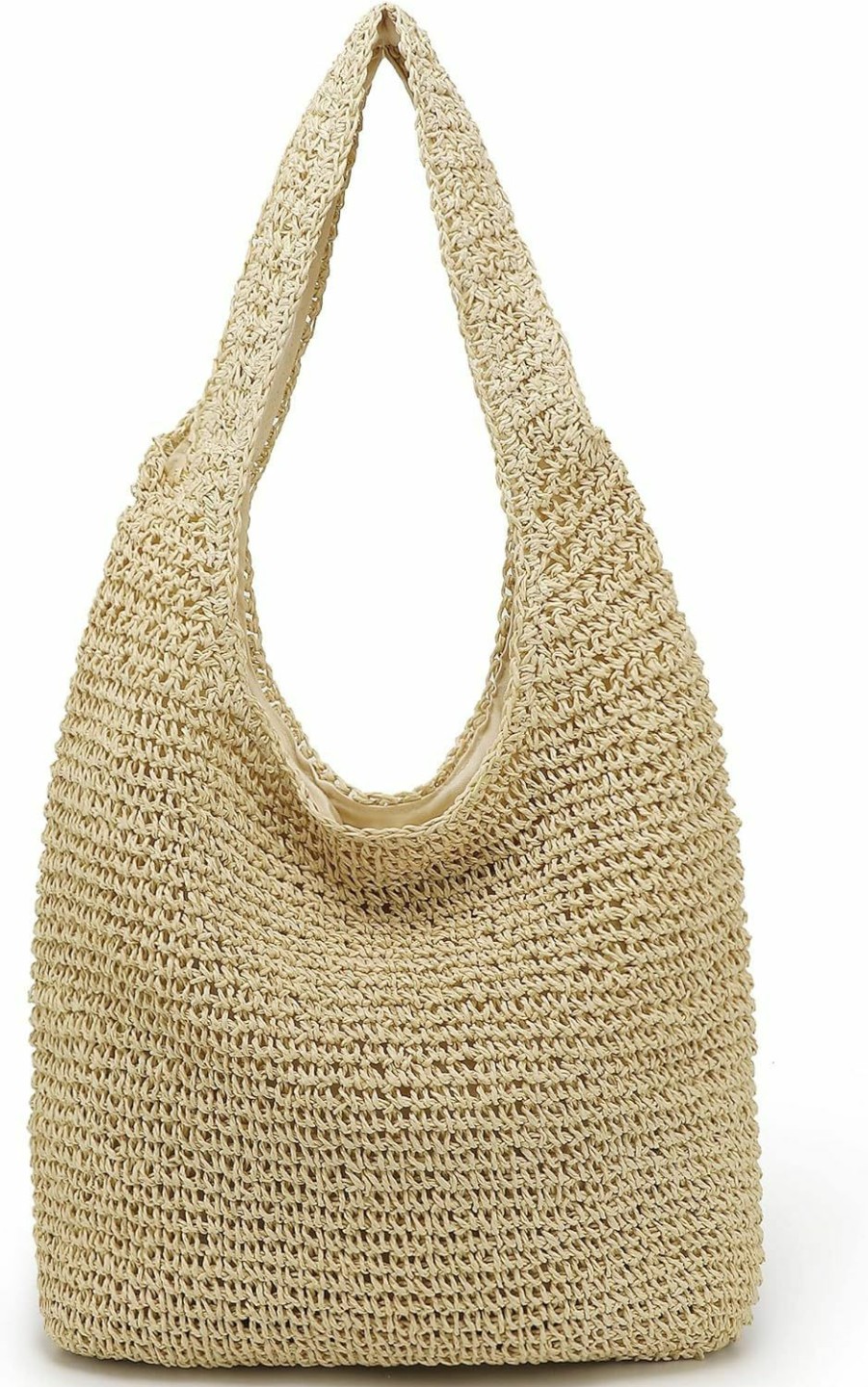 fannos Tote Handbags | Fannos Woven Beach Bags For Women Straw Beach Bag Summer Handbag Handmade Straw Tote