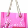 Sweetude Tote Handbags | Sweetude Clear Beach Tote Bag Transparent Pvc Beach Bag Women'S Large Tote Bag Waterproof Stadium Bags For Summer Pool Party