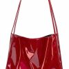 Ulisty Tote Handbags | Ulisty Women Patent Leather Bag Soft Tote Bag Casual Shoulder Bag Fashion Handbag