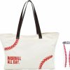 YHSHYZH Tote Handbags | Yhshyzh Baseball Tote Bag & 20 Oz Coffee Cup Tumbler Mugs Packets, Sports Mom Team Organizer Baseball Coach Accessories Baseball Theme Gifts For Women (White, X-Large)