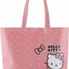 SANRIO Tote Handbags | Sanrio Hello Kitty Leather Tote Bag - Girls, Boys, Teens, Adults - Minnie Mouse Faux Pu Leather Tote Handbag