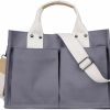 Extolove Tote Handbags | Extolove Multi Pocket Canvas Tote Bag For Women Large Capacity Crossbody Tote Bag Mommy Bag