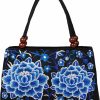 Jursccu Tote Handbags | Jursccu Double-Sided Embroidery Totes Bag Travel Beach Bag Vintage Embroidery Ethnic Shoulder Bags