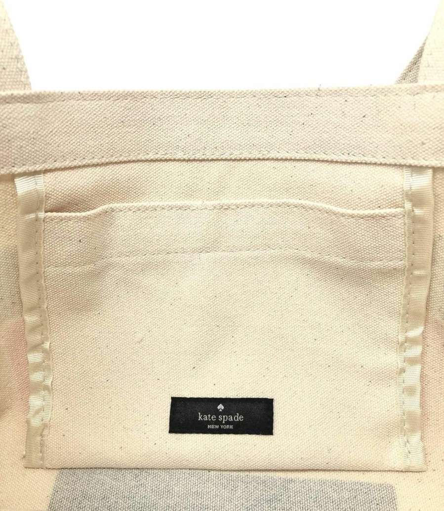 Kate Spade New York Tote Handbags | Kate Spade New York Canvas Tote Bag With Interior Pocket