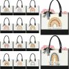 Abbylike Tote Handbags | Abbylike 14 Pack Teacher Appreciation Gift In Bulk Teachers Day Gifts Rainbow Teacher Canvas Tote Bag Beach Bag Christmas Gifts For Women Teacher Professor Mentor, 17 X 11.8 Inches