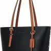 WESTBRONCO Tote Handbags | Westbronco Purses For Women Vegan Leather Purses And Handbags Large Ladies Tote Shoulder Bag