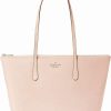 Kate Spade New York Tote Handbags | Kate Spade New York Kitt Nylon Large Tote, Conch Pink