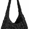 FiveFigs Tote Handbags | Quilted Tote Bag For Women Lightweight Puffy Tote Bag Quilted Puffer Bag Quilted Bag Padding Shoulder Bag