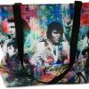 Flymuda Tote Handbags | Midsouth Products Elvis Presley Tote Bag Color Collage, Multi, Large