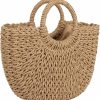 Youjaree Tote Handbags | Womens Large Straw Beach Bag Woven Tote Bag Top Handle Handbag Purse For Summer