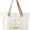 CMNIM Tote Handbags | Cmnim Fourth Wing Merch Gift Fourth Wing Book Lover Large Tote Bag The Empyrean Book Series Gift Dragon Rider Gift For Fans