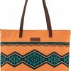 Montana West Tote Handbags | Wrangler Tote Purse Bag Aztec Canvas Shoulder Bags