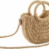 Ayliss Tote Handbags | Ayliss Women Straw Handbag Mini Summer Beach Rattan Tote Bag Crossbody Shoulder Top Handle Handbag Handmade Purse Clutch Bag