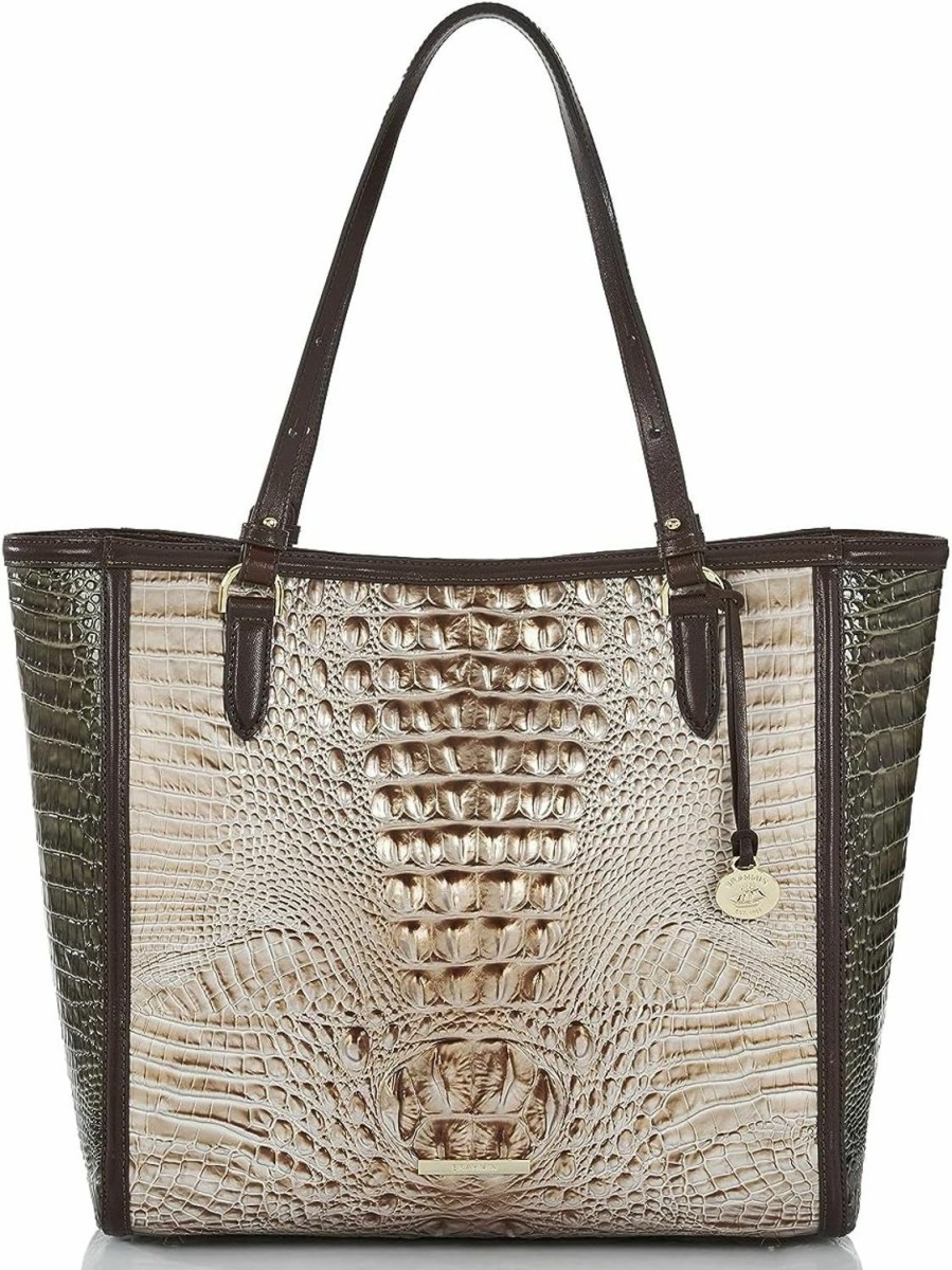 BRAHMIN Tote Handbags | Brahmin Silver Lining Windermere April