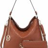 MARCO M KELLY Tote Handbags | Large Hobo Purses And Handbags For Women Vegan Leather Shoulder Crossbody Bag With Wallet