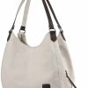 DOURR Tote Handbags | Dourr Women'S Multi-Pocket Shoulder Bag Fashion Cotton Canvas Handbag Tote Purse