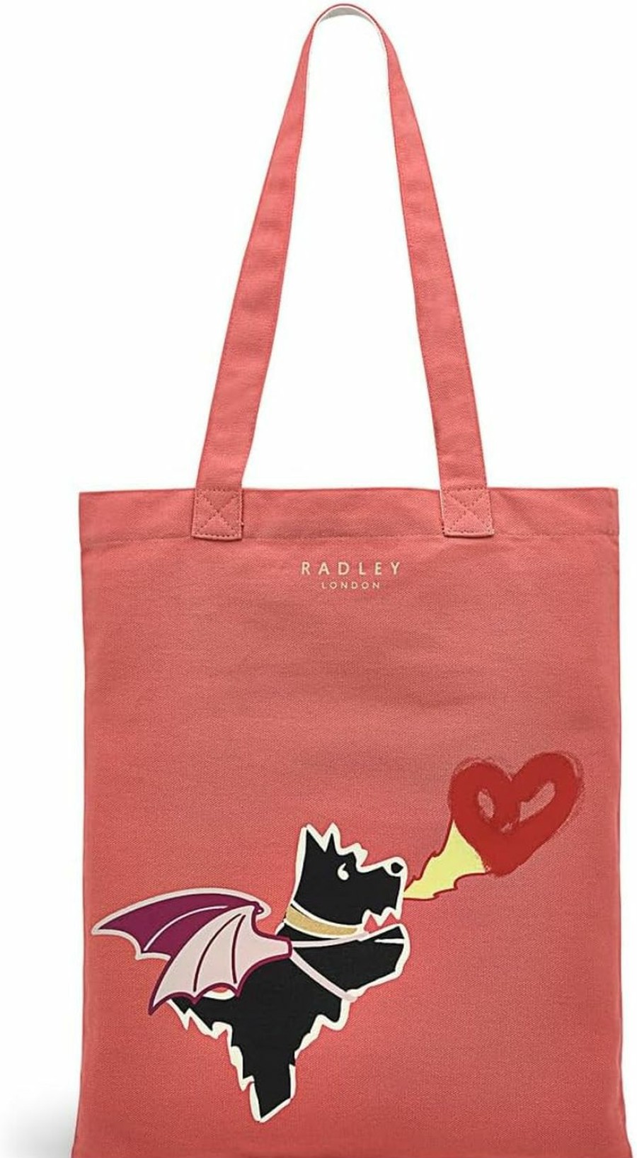 RADLEY Tote Handbags | Radley London Set My Heart On Fire - Responsible - Medium Canvas Tote Bag