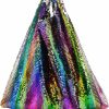 Miuco Tote Handbags | Miuco Rainbow Sequins Totes Colorful Reversible Sparkling Shoulder Bags