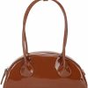 Cartiobeaty Tote Handbags | Patent Leather Shoulder Purse For Women Tote Handbags Small Top Handle Purse Cute Clutch Hobo Bag Satchel