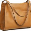 Kattee Tote Handbags | Kattee Genuine Leather Tote Bags For Women, Soft Leather Shoulder Purses And Handbags