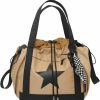 MININAI Tote Handbags | Y2K Aesthetic Crossbody Bag With Pendant Star Grunge Tote Bag Drawstring Bucket Bag Multi Pockets Shoulder Bag