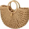 YYW Tote Handbags | Yyw Beach Totes Bags For Women Summer Large Straw Hand-Woven Top-Handle Handbag Sea Straw Bag Beach Rattan Clutch Purse