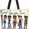 TAZLIBNO Tote Handbags | Tazlibno Tote Bag For Women African American Tote Bag Shoulder Handbag Black Queen Women Casual Shoulder Bag ,Premium Quality