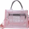 IMPRINTNATION Tote Handbags | Clear Tote Bag For Women Stylish Handbag With Zipper Closure Perfect For Travel, Beach, Or Everyday Use