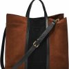 Fossil Tote Handbags | Fossil Women'S Carmen Leather Tote Purse Handbag For Women