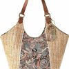 Sakroots Tote Handbags | Sakroots Roma Straw Shopper