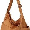 KPX Tote Handbags | Canvas Messenger Bag Hobo Shoulder Bag Crossbody Bag With Multiple Pockets Large Tote Bag Handbag For Women Men