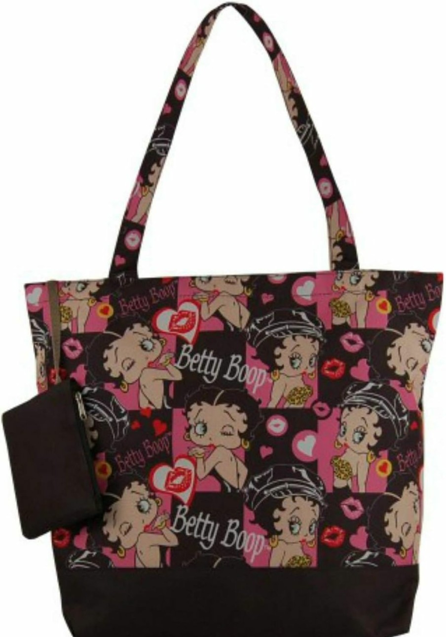 Betty Boop Tote Handbags | Betty Boop Women'S Tote Or Duffle Bag Fashion Shoulder Or Crossbody Duffle Weekender Bag