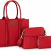 Wrangler Tote Handbags | Wrangler 3Pcs Purses For Women Tote Bag Crossbody Handbag Sets With Strap